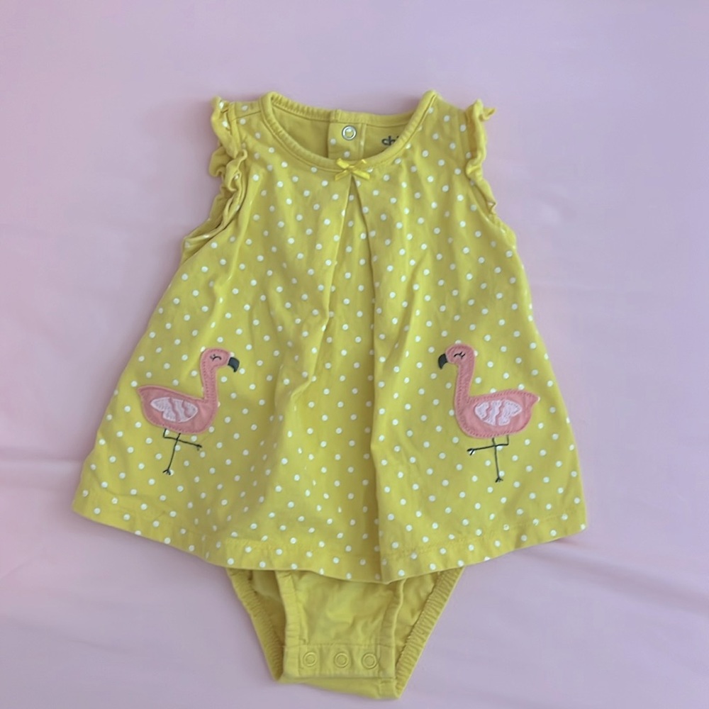 INFANT GIRLS SUNDRESS : SIZE 6-9 MONTHS